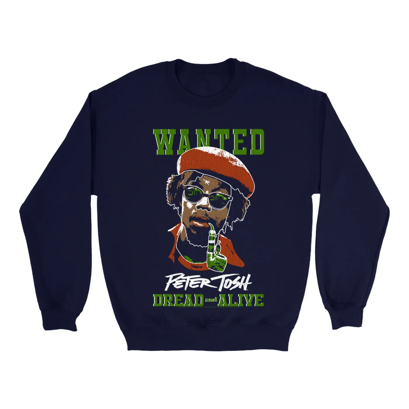 Peter Tosh Sweatshirt | Wanted Dread And Live (Merchbar Exclusive) Peter Tosh Sweatshirt