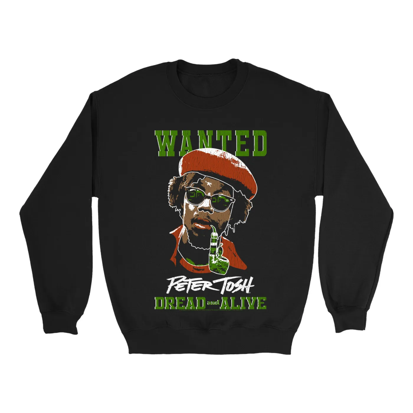 Peter Tosh Sweatshirt | Wanted Dread And Live (Merchbar Exclusive) Peter Tosh Sweatshirt