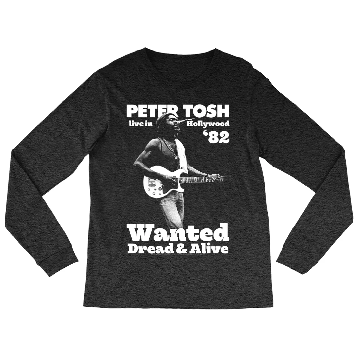 Peter Tosh Long Sleeve Shirt | Live In Hollywood '82 (Merchbar Exclusive) Peter Tosh Shirt