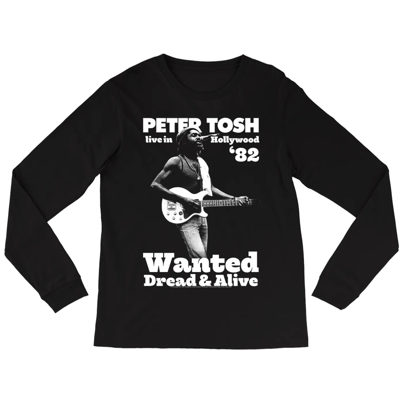 Peter Tosh Long Sleeve Shirt | Live In Hollywood '82 (Merchbar Exclusive) Peter Tosh Shirt