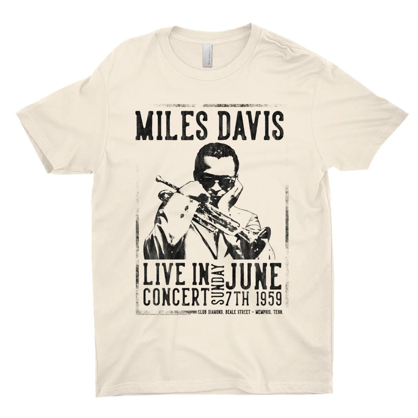 Miles Davis T-Shirt | Memphis Concert 1959 (Merchbar Exclusive) Miles Davis Shirt