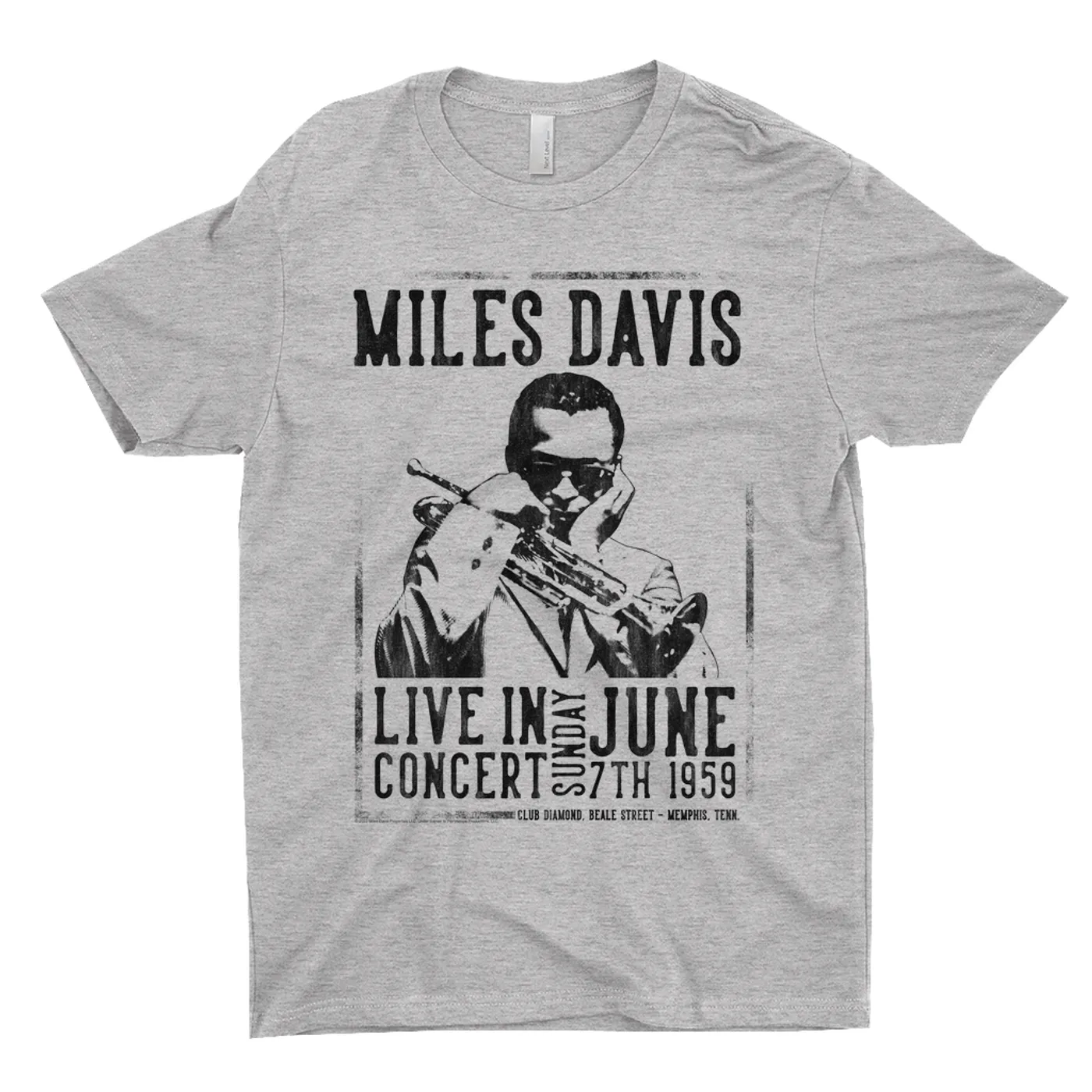Miles Davis T-Shirt | Memphis Concert 1959 (Merchbar Exclusive) Miles Davis Shirt