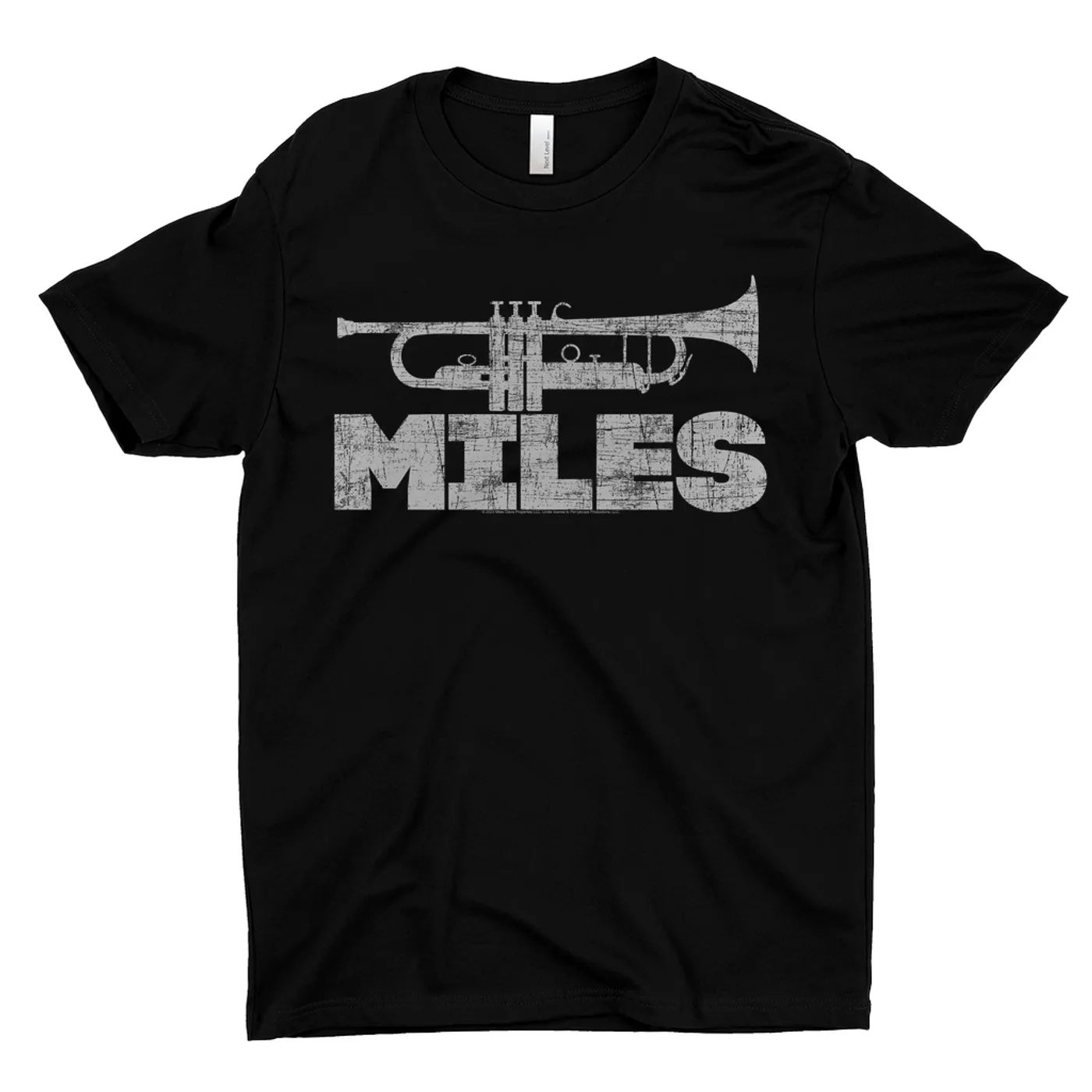 Miles Davis T-Shirt | Trumpet Logo Distressed Miles Davis Shirt