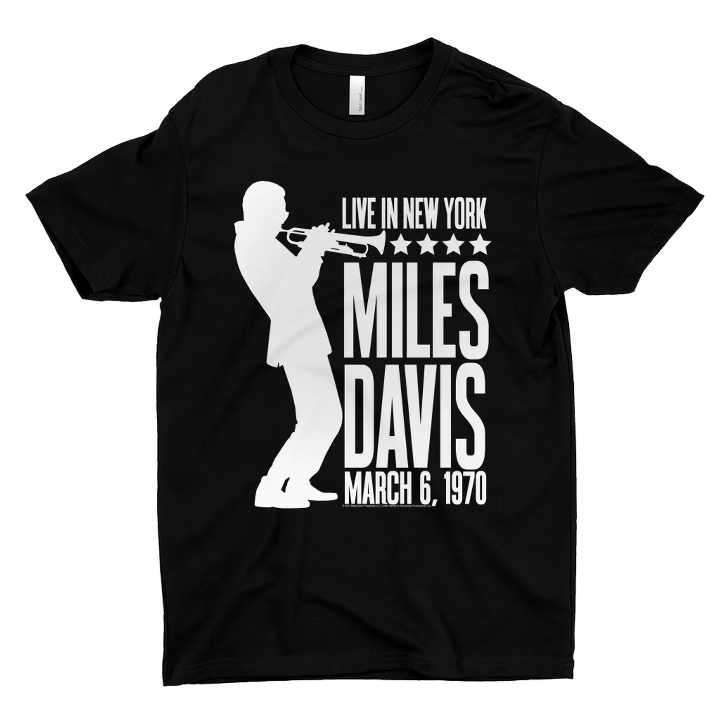 Miles Davis T-Shirt | Live In New York 1970 Miles Davis Shirt