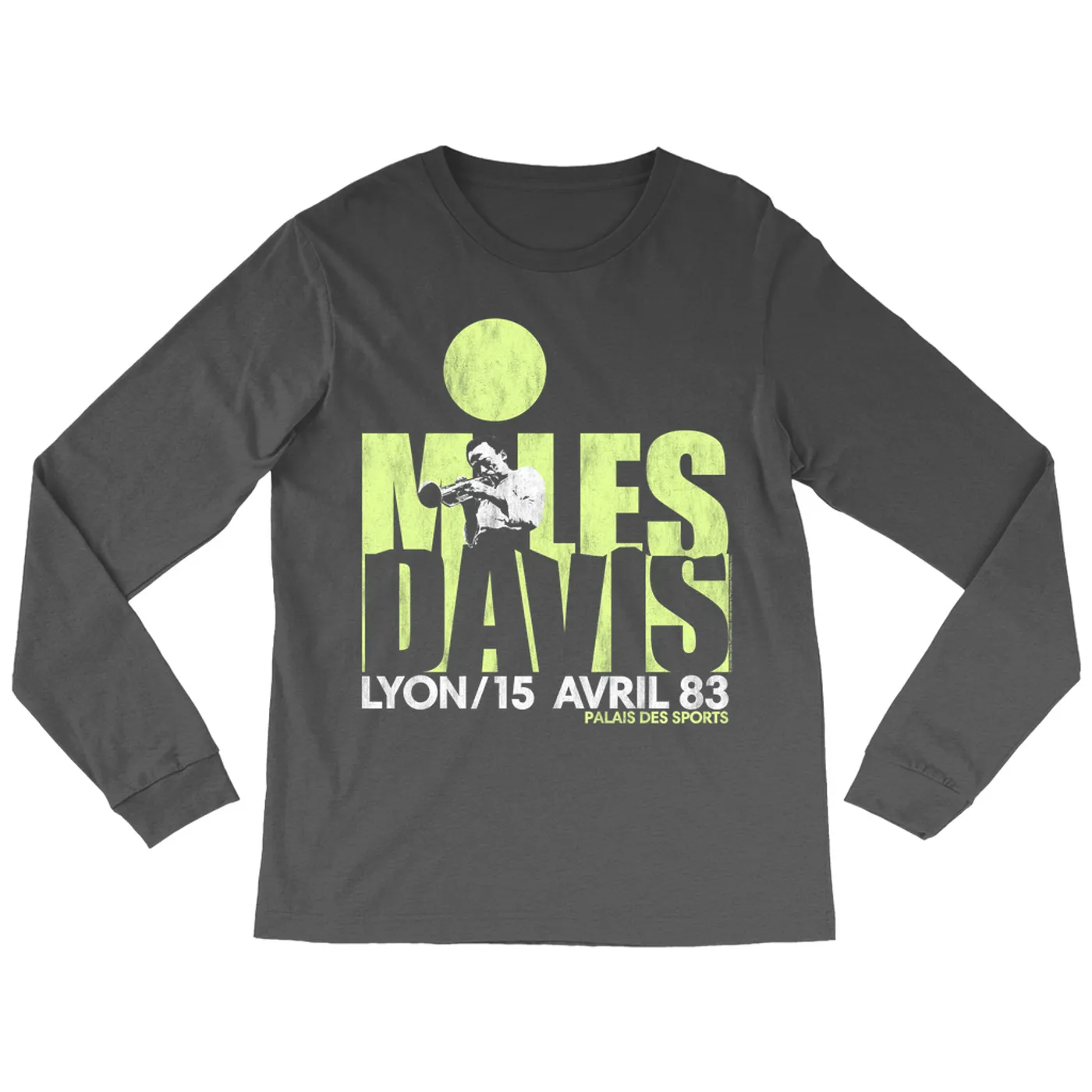 Miles Davis Long Sleeve Shirt | Lyon Live Performance 1983 Miles Davis Shirt