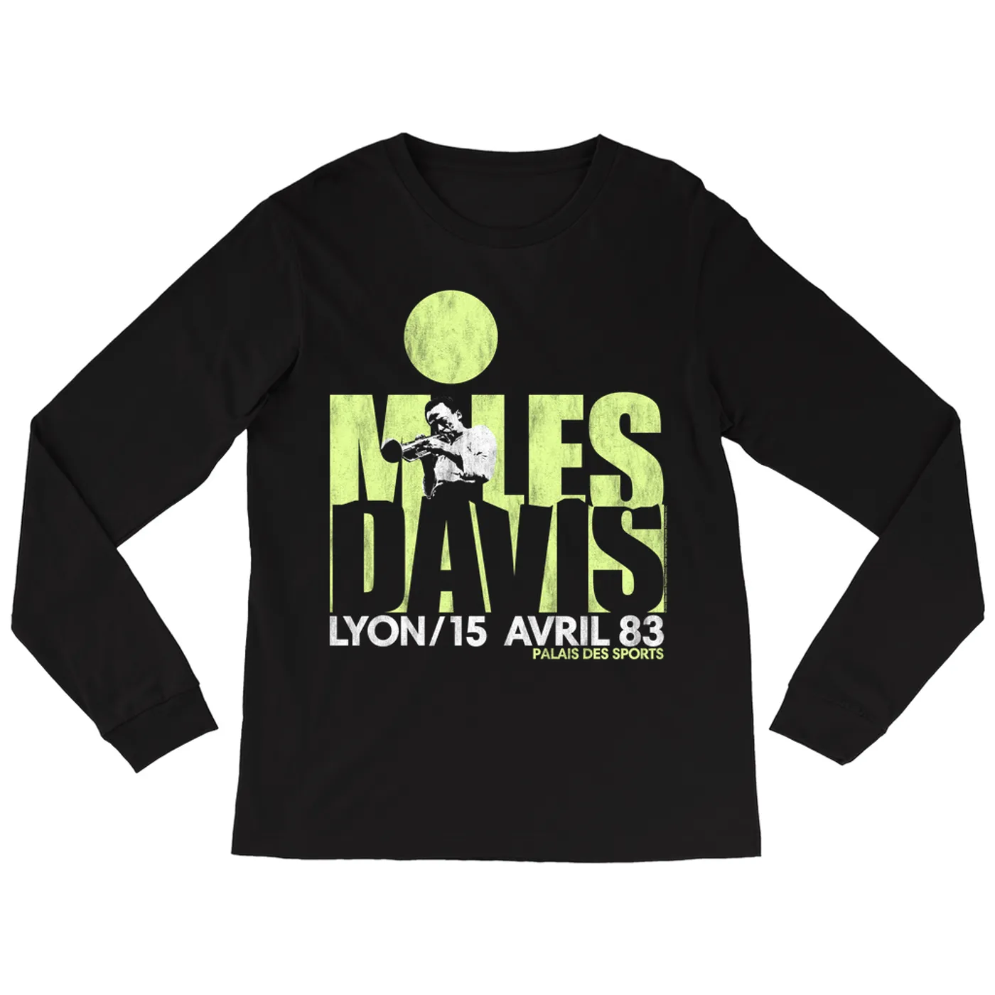 Miles Davis Long Sleeve Shirt | Lyon Live Performance 1983 Miles Davis Shirt