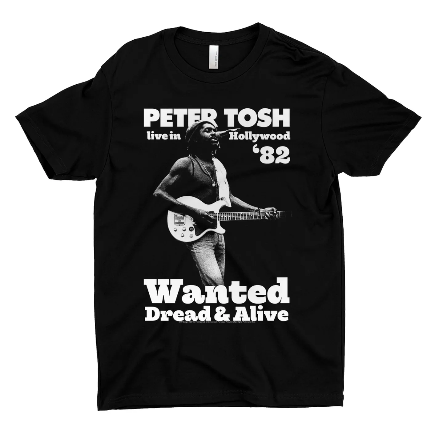 Peter Tosh T-Shirt | Live In Hollywood '82 (Merchbar Exclusive) Peter Tosh Shirt