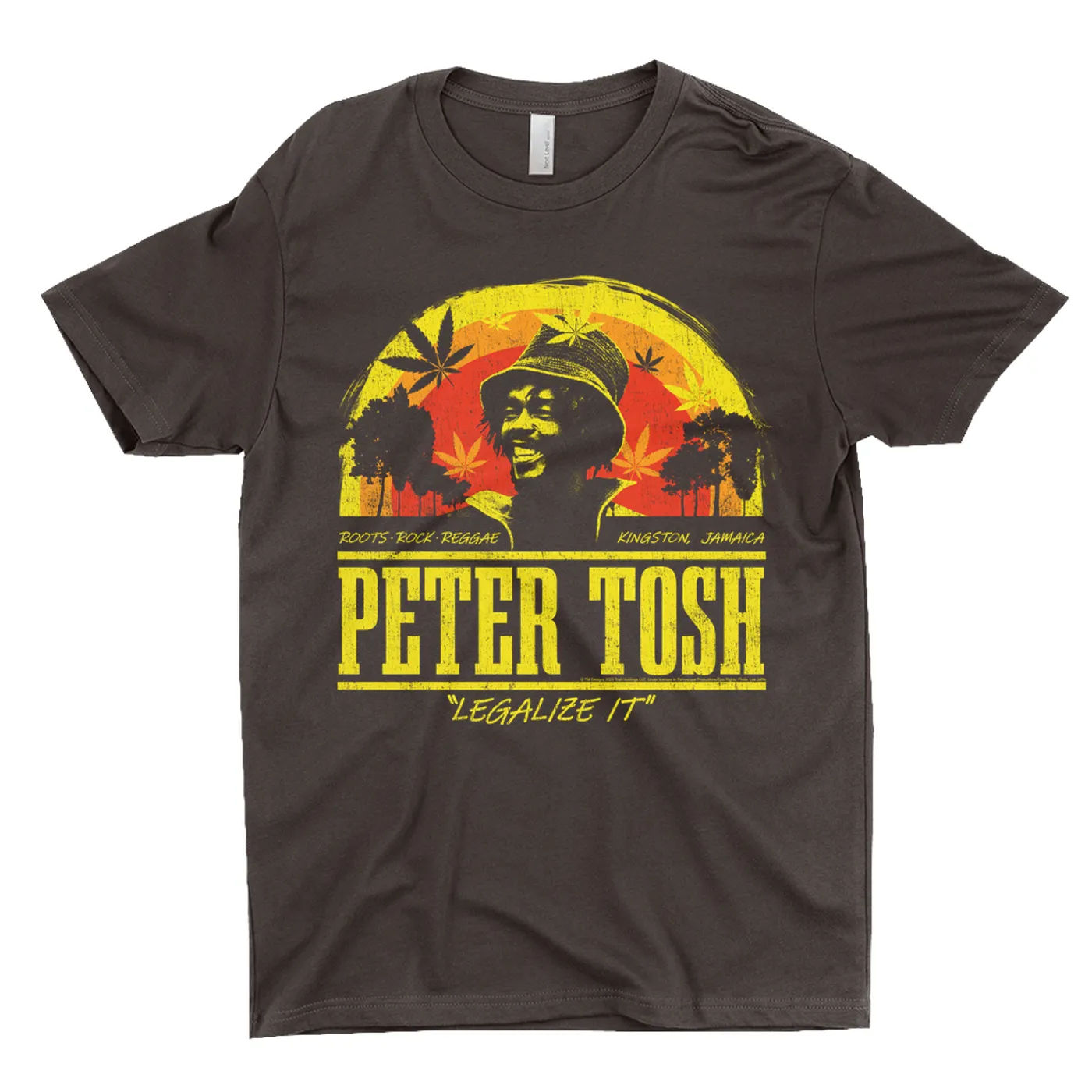 Peter Tosh T-Shirt | Roots, Reggae, Rock Sunset Distressed (Merchbar Exclusive) Peter Tosh Shirt