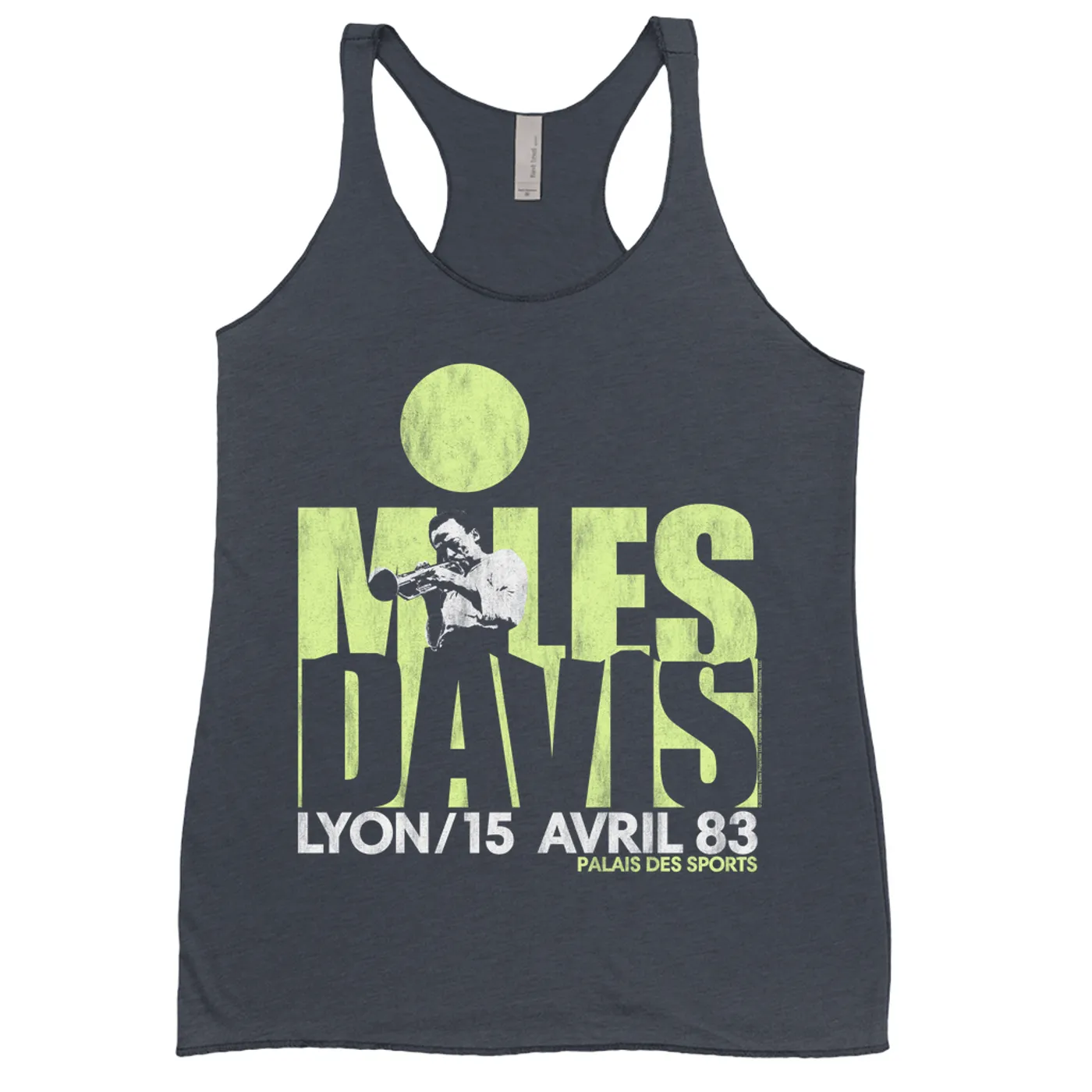 Miles Davis Ladies' Tank Top | Lyon Live Performance 1983 Miles Davis Shirt
