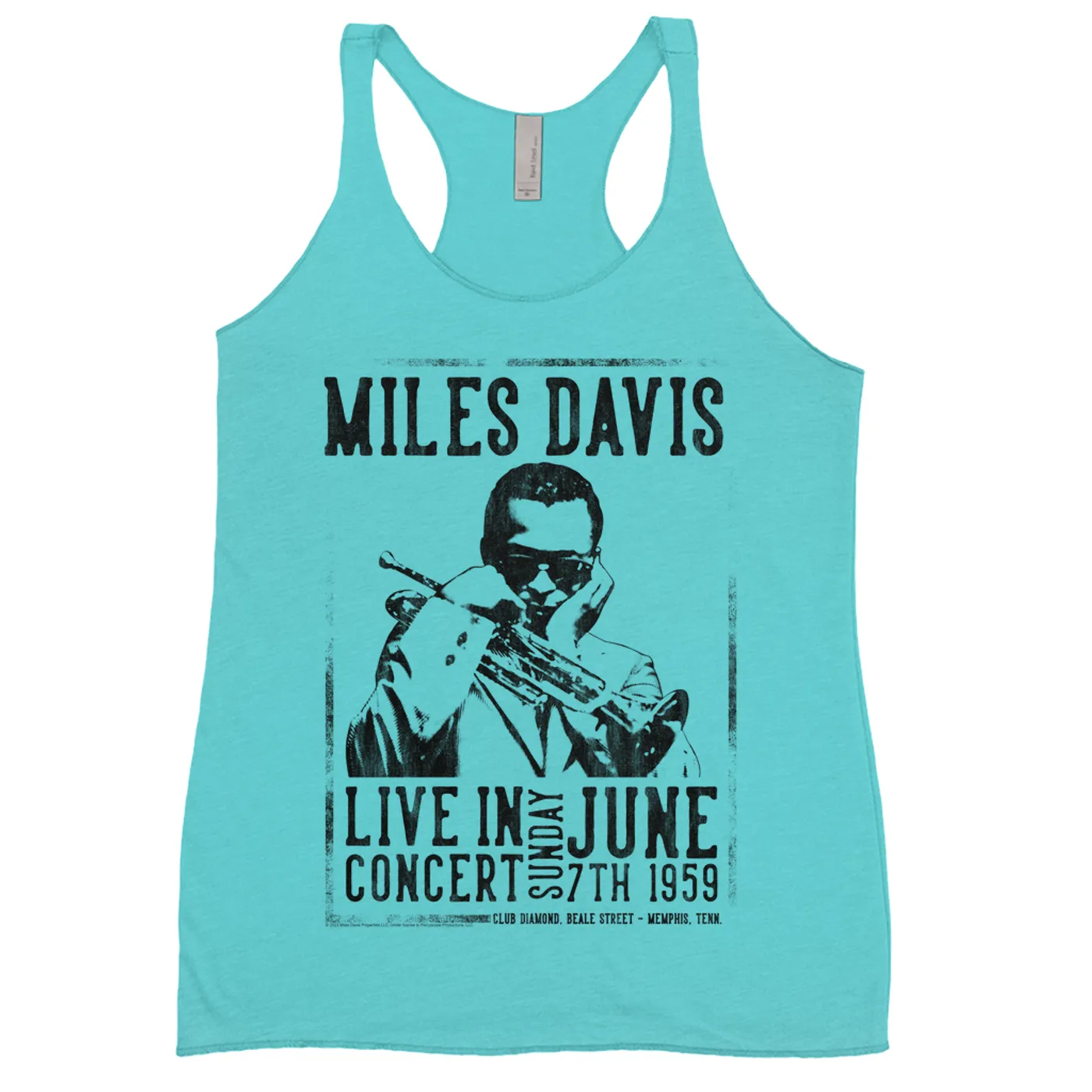 Miles Davis Ladies' Tank Top | Memphis Concert 1959 (Merchbar Exclusive) Miles Davis Shirt