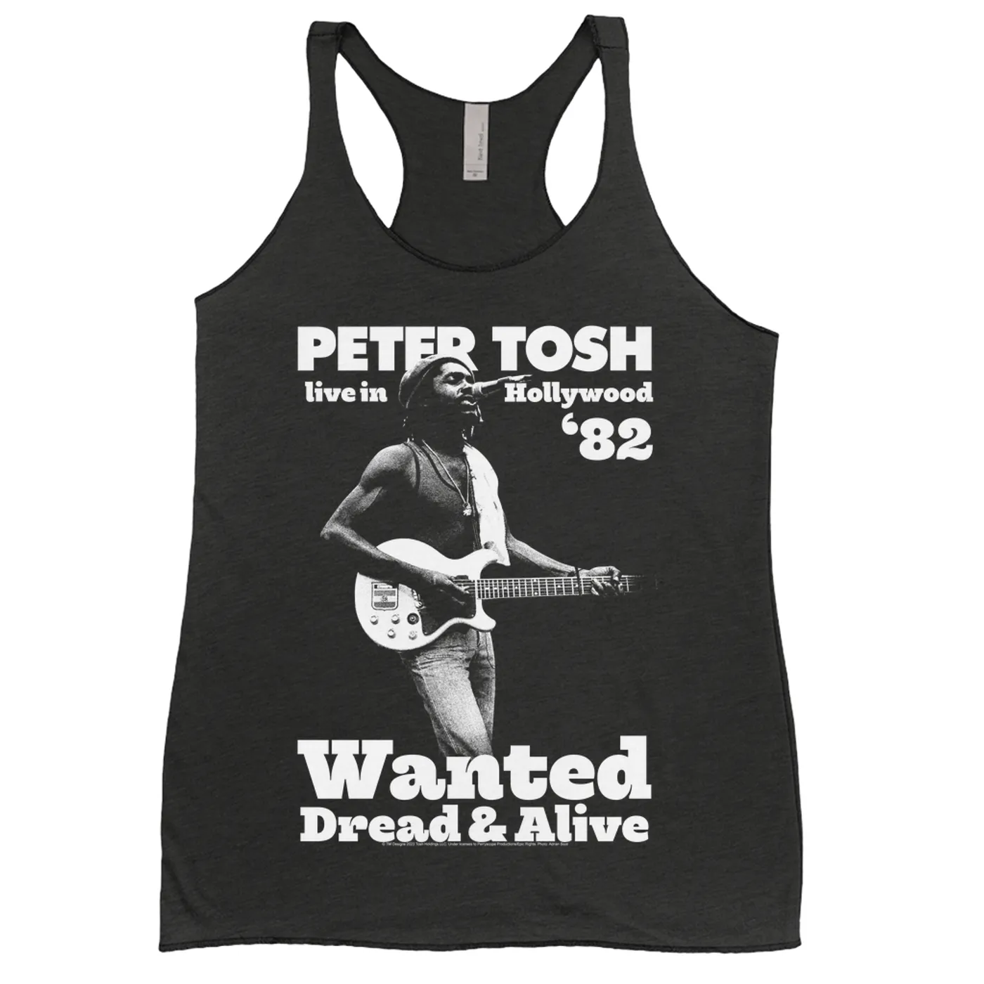 Peter Tosh Ladies' Tank Top | Live In Hollywood '82 (Merchbar Exclusive) Peter Tosh Shirt