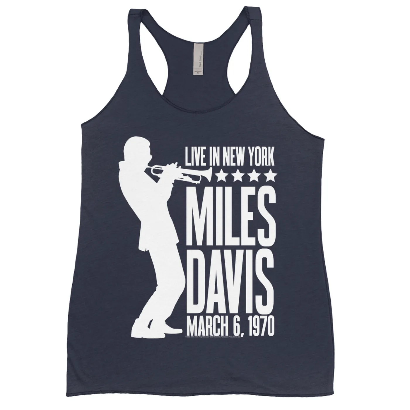 Miles Davis Ladies' Tank Top | Live In New York 1970 Miles Davis Shirt