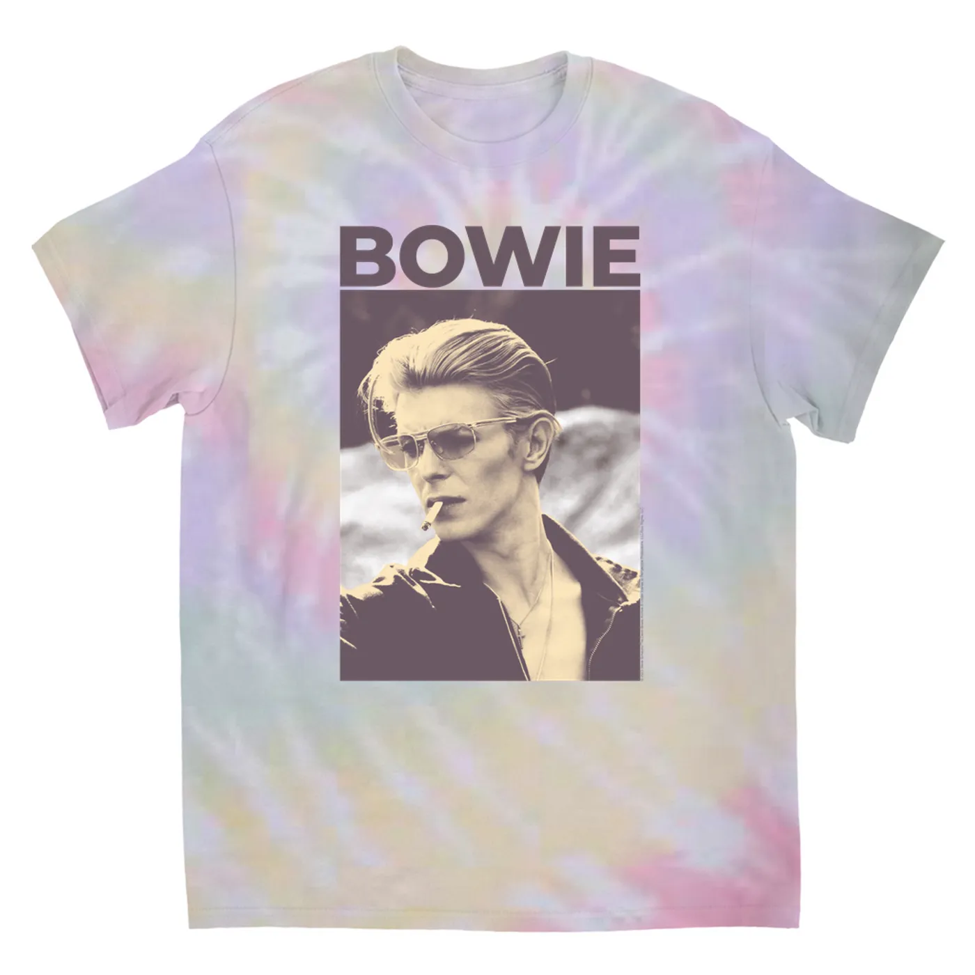 David Bowie T-Shirt | The Man Who Fell To Earth Sepia Photo David Bowie Tie Dye Shirt