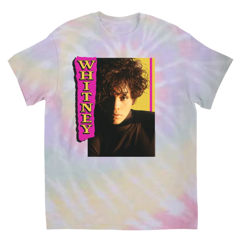 T-Shirt | Whitney Pink And Yellow Image Tie Dye Shirt