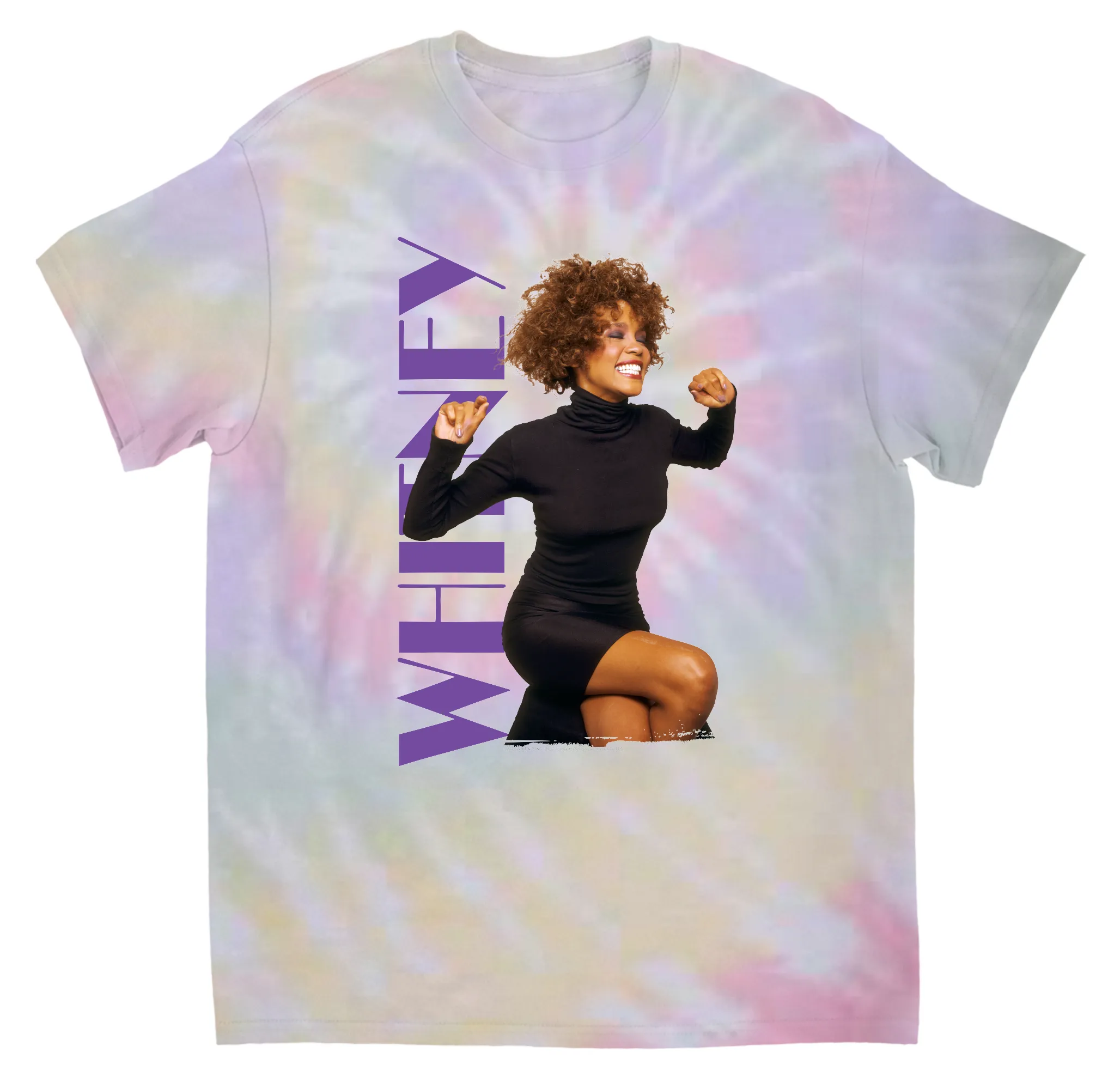 T-Shirt | Whitney Photo And Purple Logo Image (Equineop Exclusive) Tie Dye Shirt