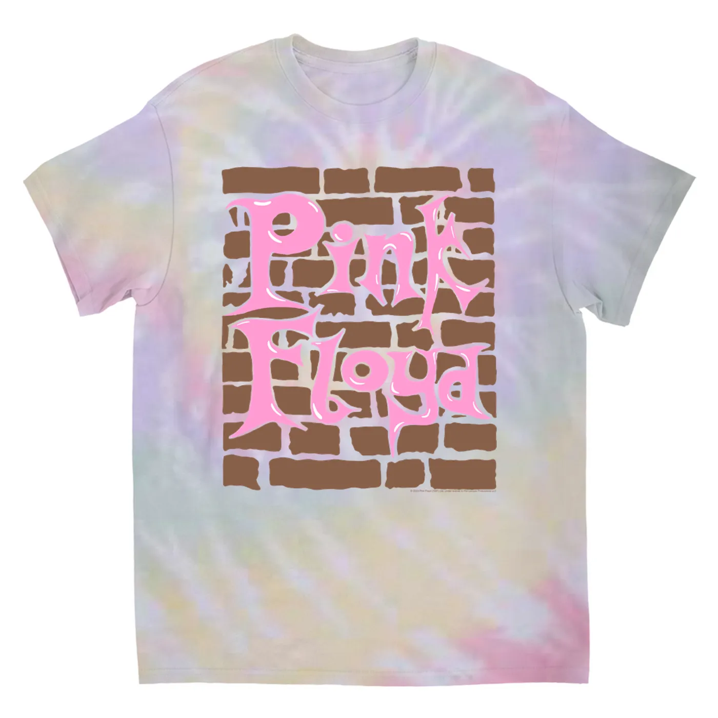 Pink Floyd T-Shirt | Retro The Wall Pink Floyd Tie Dye Shirt