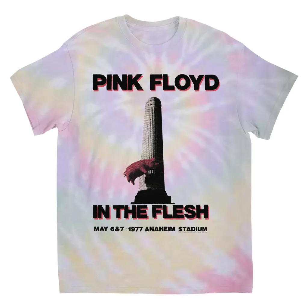 T-Shirt | In The Flesh 1977 Anaheim Stadium Concert (Equineop Exclusive) Tie Dye Shirt