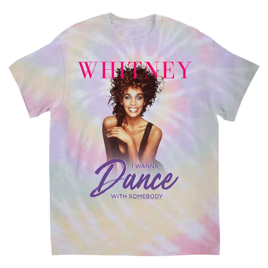 T-Shirt | I Wanna Dance With Somebody Purple Pink Design (Equineop Exclusive) Tie Dye Shirt