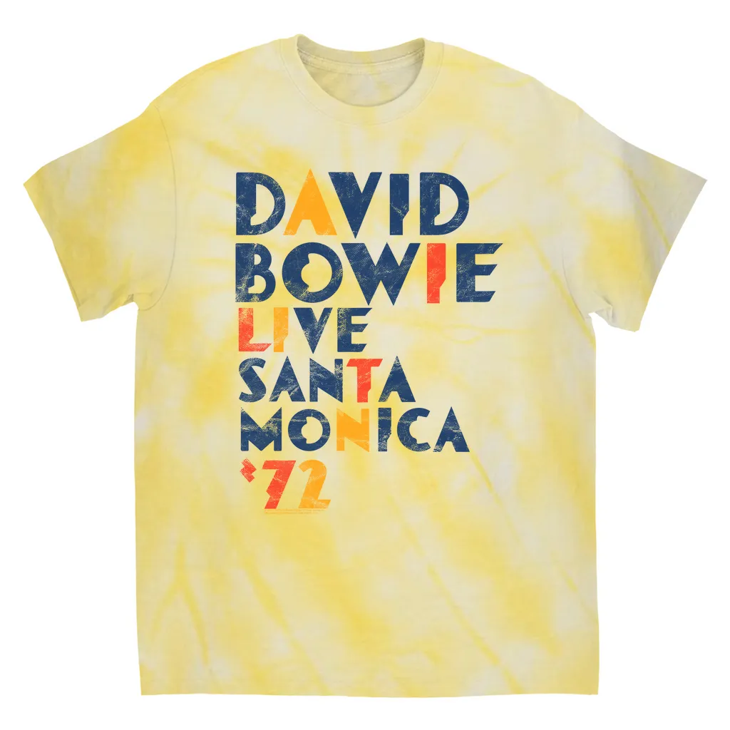 T-Shirt | LIVE In Santa Monica 1972 Distressed Tie Dye Shirt