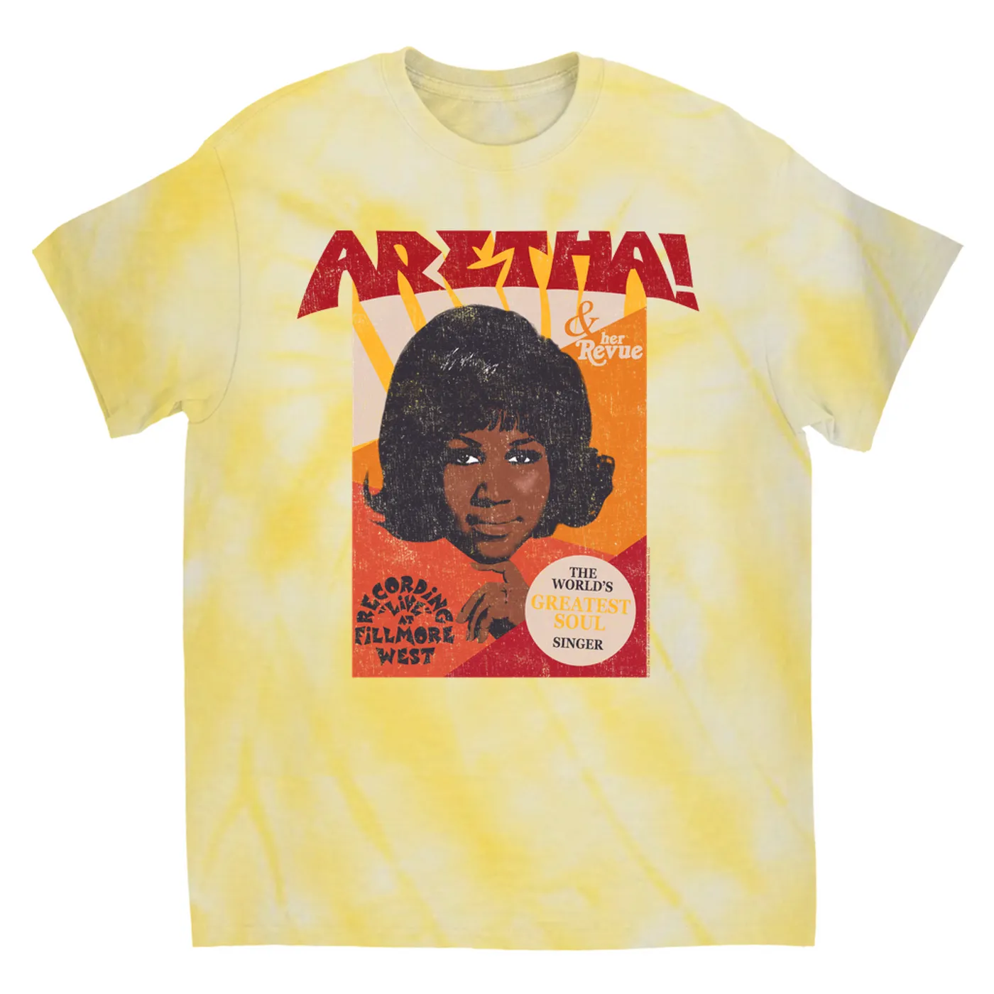 Aretha Franklin T-Shirt | The World's Greatest Soul Singer Aretha Franklin Tie Dye Shirt