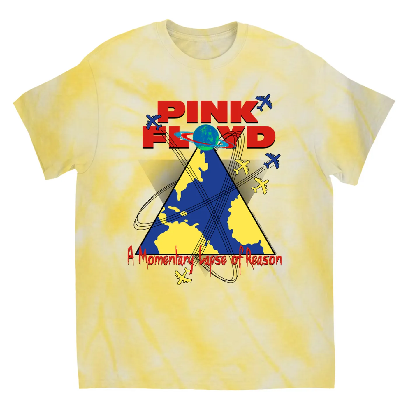 Pink Floyd T-Shirt | A Momentary Lapse Of Reason Tour Pink Floyd Tie Dye Shirt