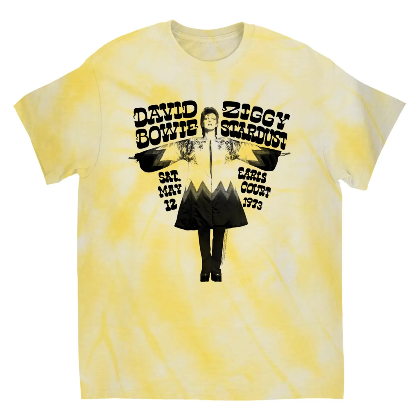 David Bowie T-Shirt | 1973 Earl's Court Promotion (Merchbar Exclusive) David Bowie Tie Dye Shirt