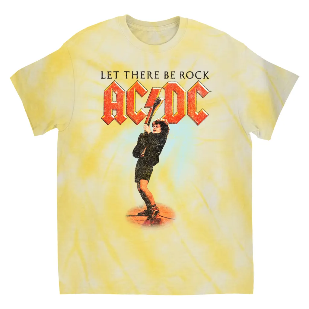 T-Shirt | Let There Be Rock Album Cover Design Tie Dye Shirt
