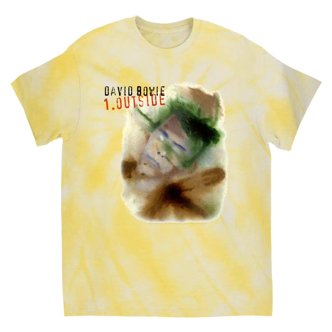 David Bowie T-Shirt | 1. Outside Album Cover David Bowie Tie Dye Shirt