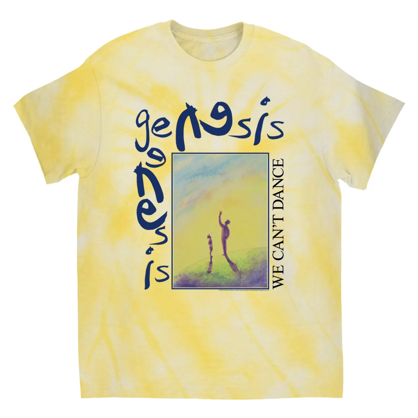 Genesis T-Shirt | We Can't Dance Reflective Genesis Tie Dye Shirt