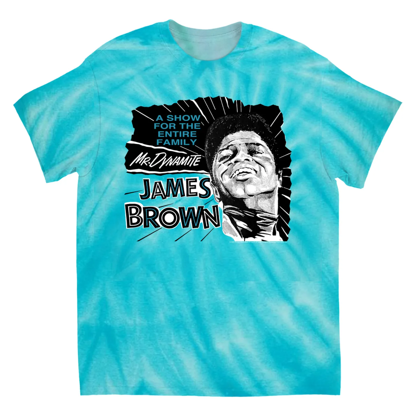 James Brown T-Shirt | Family Show With Mr. Dynamite James Brown Tie Dye Shirt