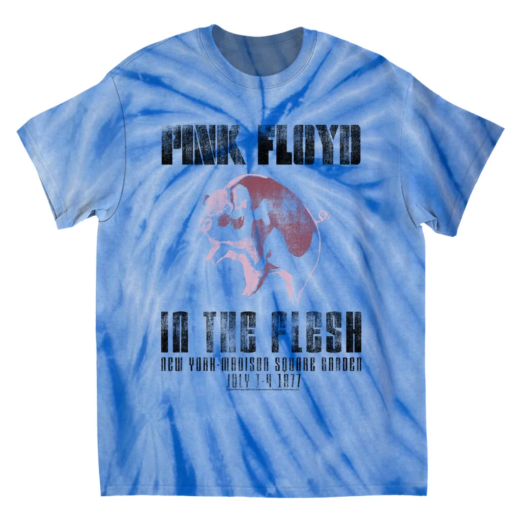T-Shirt | In The Flesh 1977 NYC Madison Square Garden Concert (Equineop Exclusive) Tie Dye Shirt