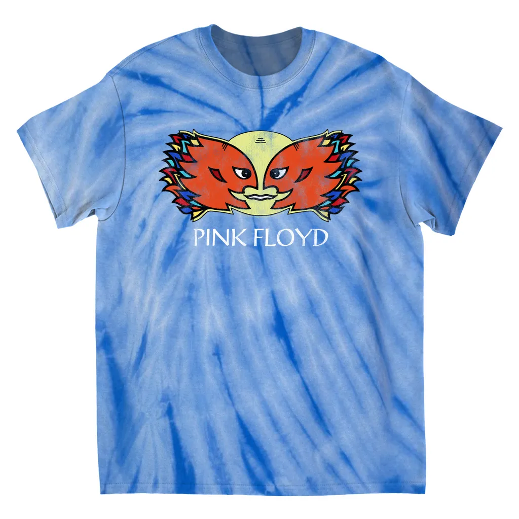 T-Shirt | Airship Blimp 1994 Division Bell Tour Distressed (Equineop Exclusive) Tie Dye Shirt