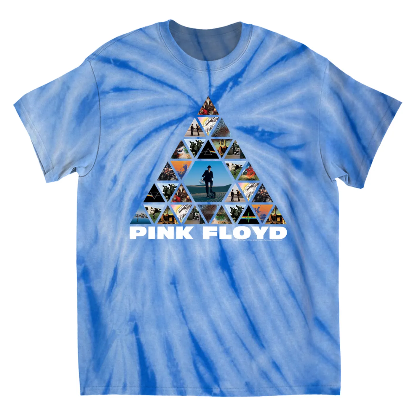 Pink Floyd T-Shirt | Pyramid Photo Album Collage (Merchbar Exclusive) Pink Floyd Tie Dye Shirt