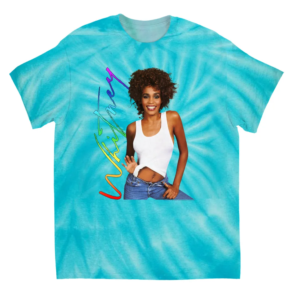 T-Shirt | 1987 Album Photo Rainbow Signature Image (Equineop Exclusive) Tie Dye Shirt