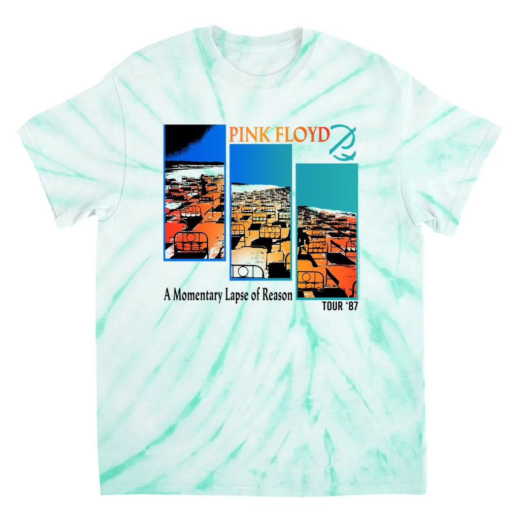 T-Shirt | Fragmented Momentary Lapse Of Reason '87 Tour Tie Dye Shirt