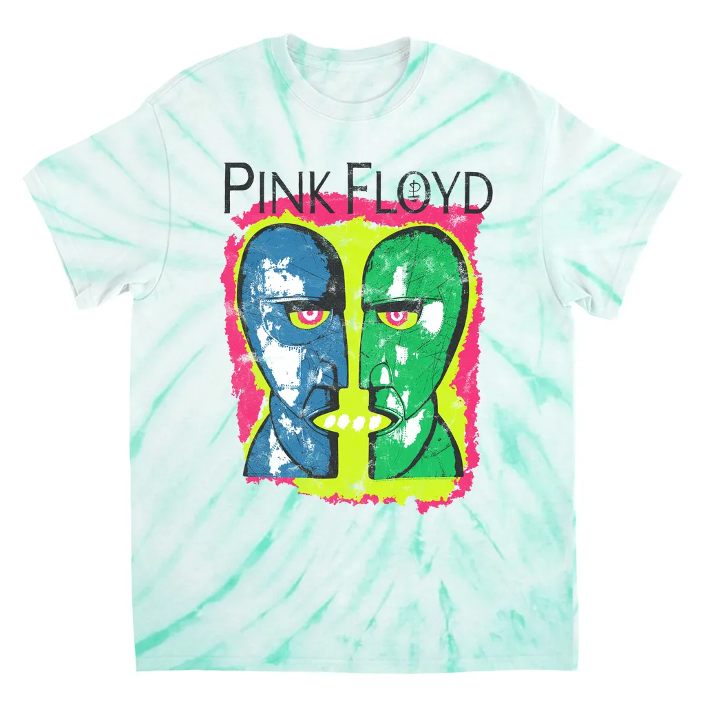 T-Shirt | Neon Sketched Metal Heads Distressed (Equineop Exclusive) Tie Dye Shirt