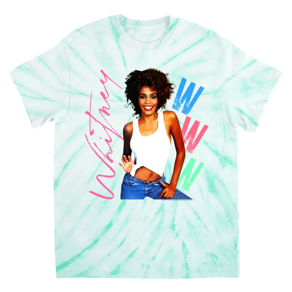 T-Shirt | Whitney Pastel W Design (Equineop Exclusive) Tie Dye Shirt