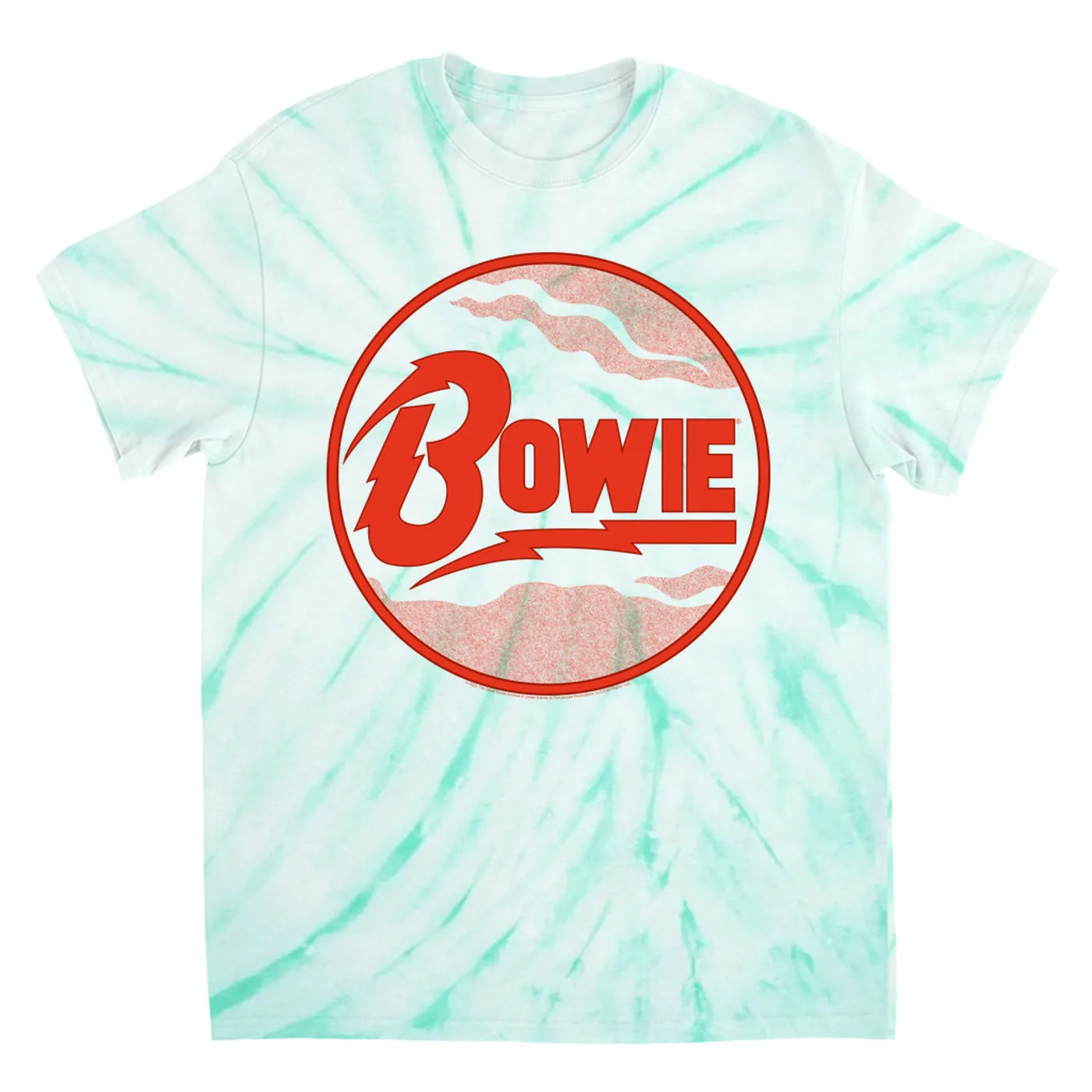 David Bowie T-Shirt | Retro Diamond Dogs Logo David Bowie Tie Dye Shirt