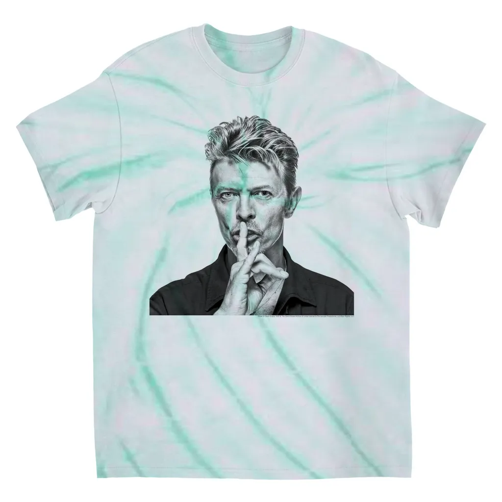 T-Shirt | Bowie Black And White Photo (Equineop Exclusive) Tie Dye Shirt