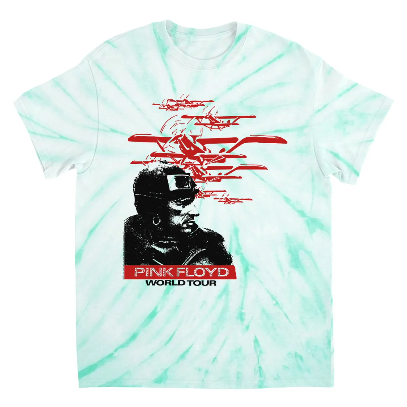 Pink Floyd T-Shirt | Still First In Space World Tour Pink Floyd Tie Dye Shirt
