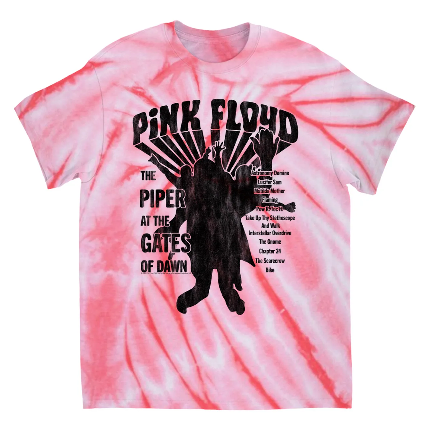 Pink Floyd T-Shirt | The Piper At The Gates Of Dawn Promotion Image Pink Floyd Tie Dye Shirt