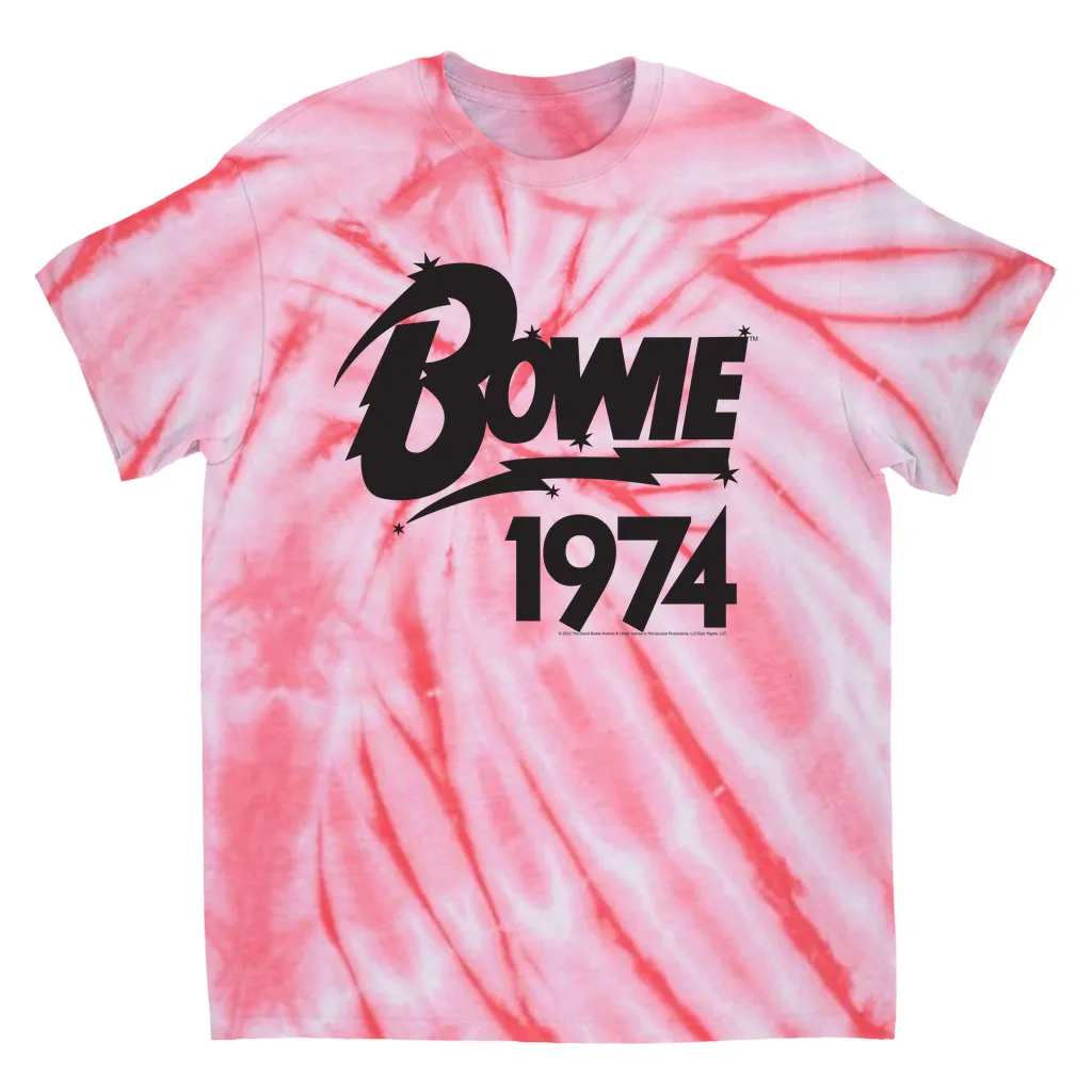 T-Shirt | Bowie 1974 Logo (Equineop Exclusive) Tie Dye Shirt