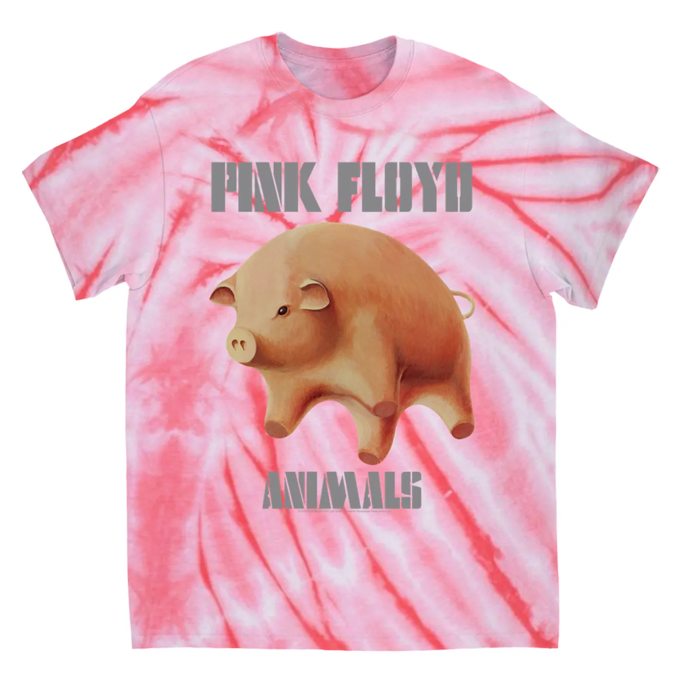 Pink Floyd T-Shirt | Animals Album Pig Logo (Merchbar Exclusive) Pink Floyd Tie Dye Shirt