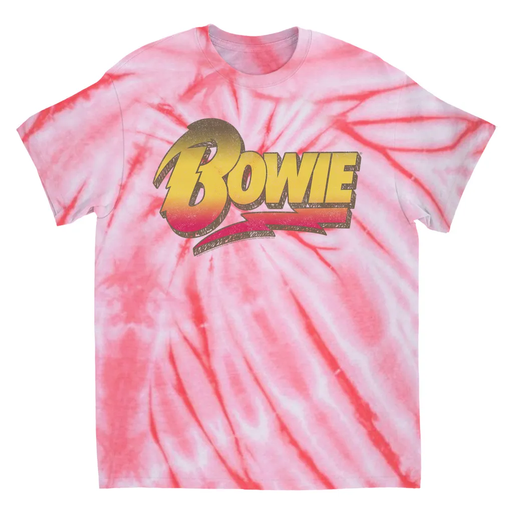 T-Shirt | Funky Bolt Logo Ombre Distressed Tie Dye Shirt