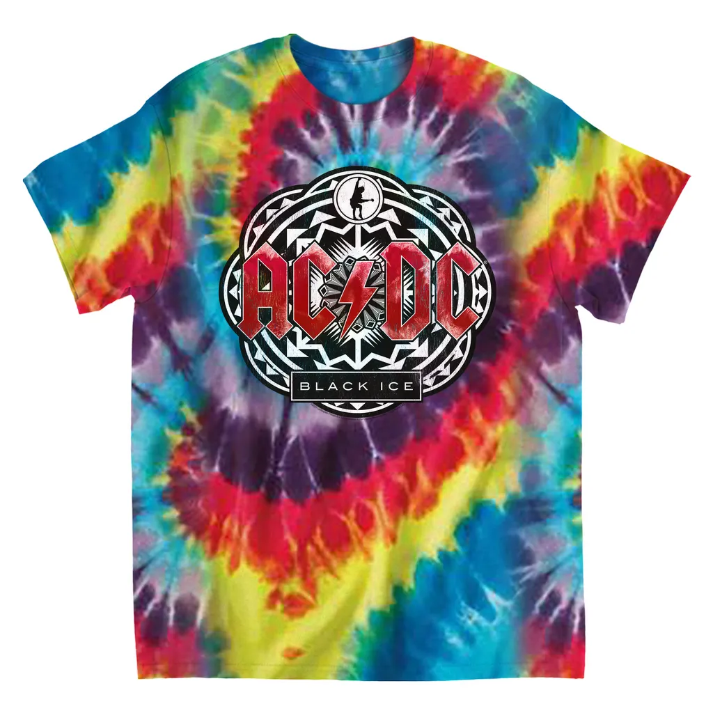 T-Shirt | Black Ice Red Design (Equineop Exclusive) Tie Dye Shirt