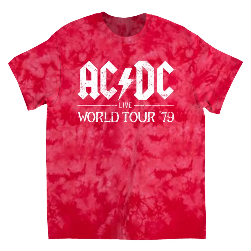T-Shirt | Live In Concert 1979 Distressed Tie Dye Shirt