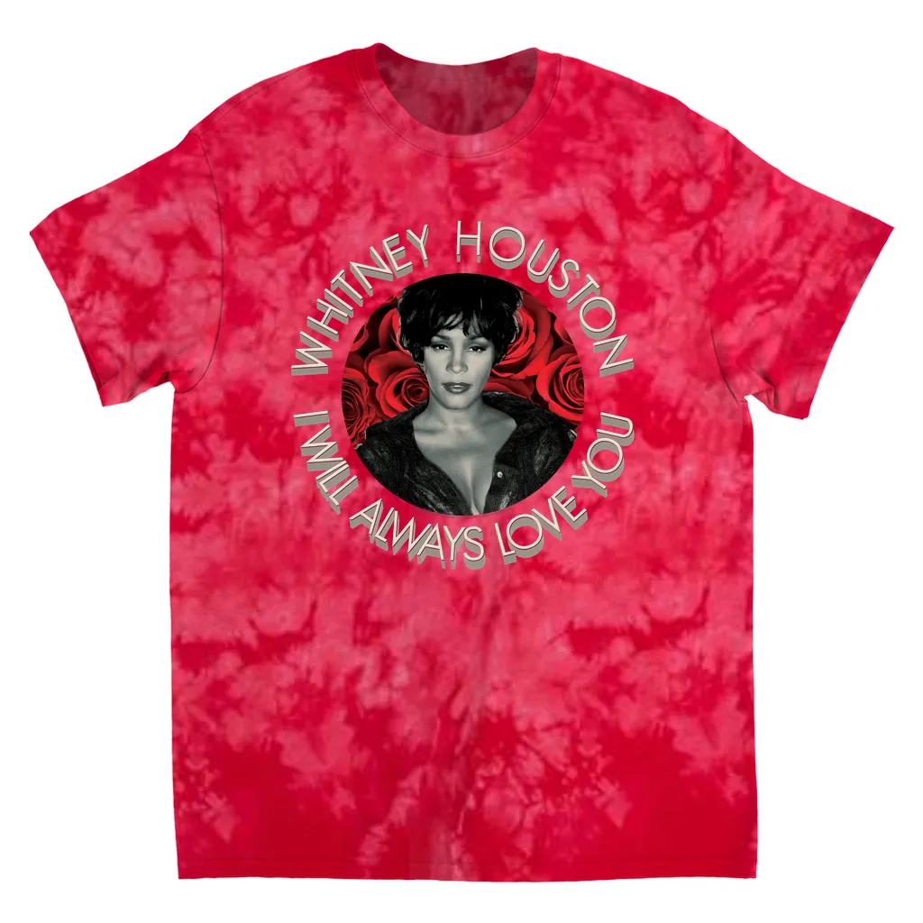 T-Shirt | I Will Always Love You Roses Design Tie Dye Shirt