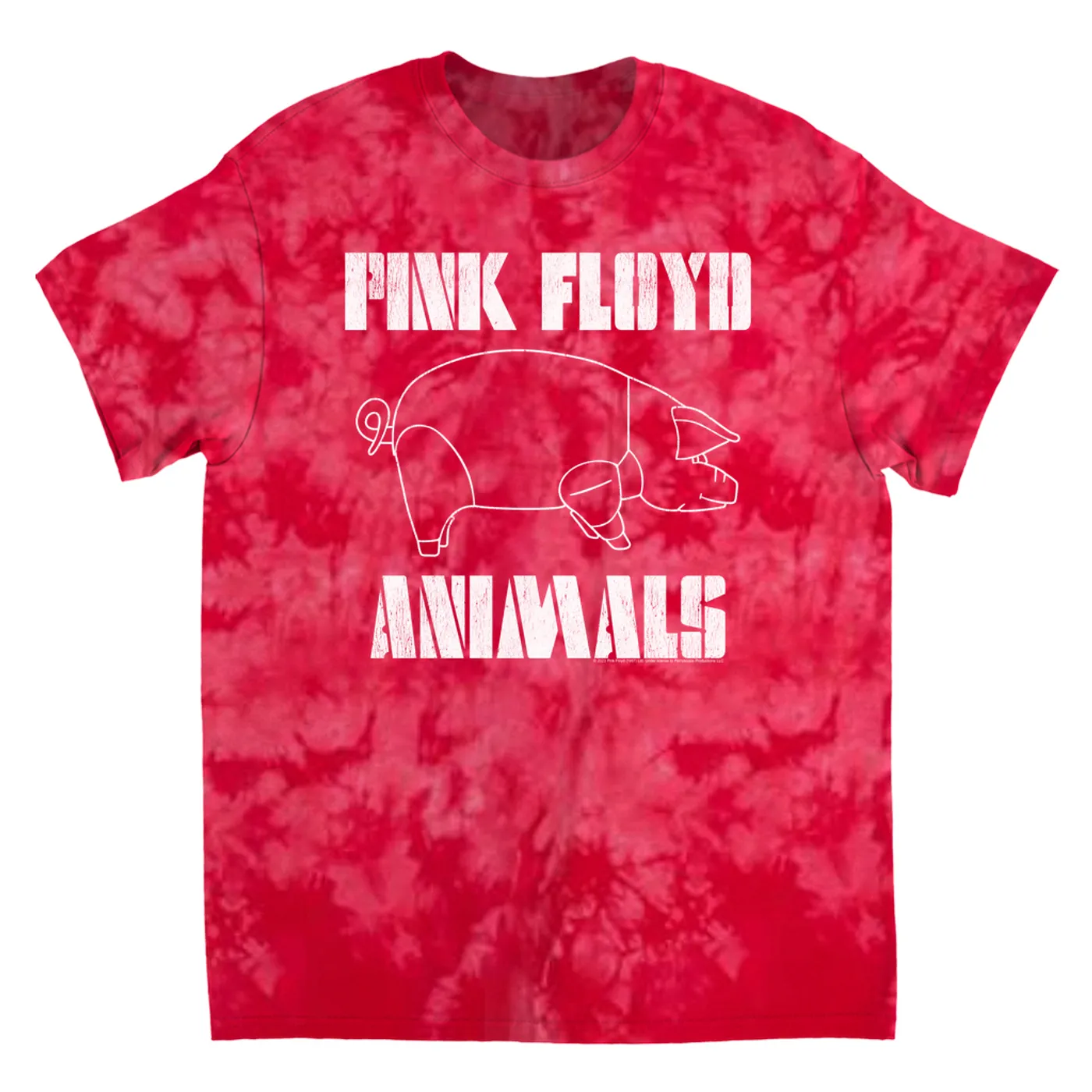 Pink Floyd T-Shirt | David Gilmour's Animals Concert Design (Merchbar Exclusive) Pink Floyd Tie Dye Shirt
