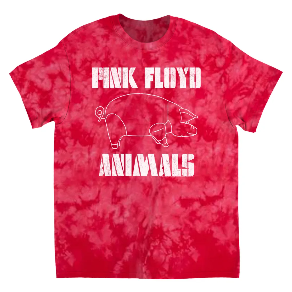 T-Shirt | David Gilmour's Animals Concert Design (Equineop Exclusive) Tie Dye Shirt