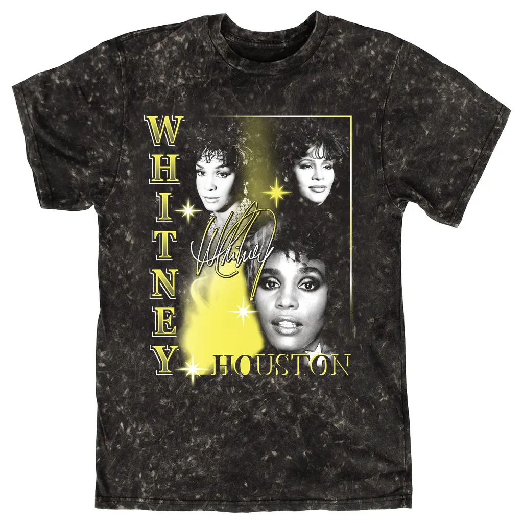 T-shirt | Yellow Classic Collage Mineral Wash Shirt